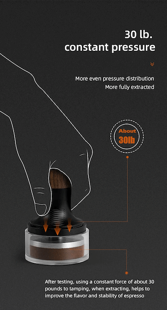 53.35mm Calibrated Coffee Tamper Barista Tool